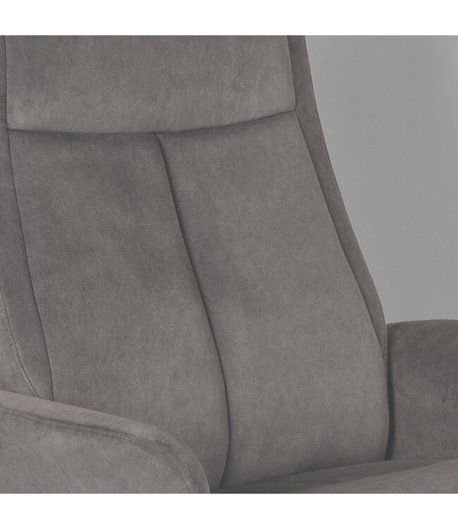 LABEL51 Lounge chair Bergen + Ottoman 77x76x105 cm