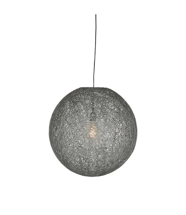 LABEL51 LABEL51 Hanglamp Twist - Grijs - Vlas - M