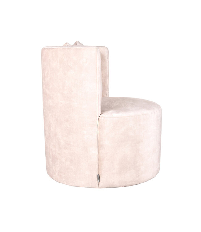 LABEL51 LABEL51 Fauteuil Evy - Natuurlijk - Fluweel