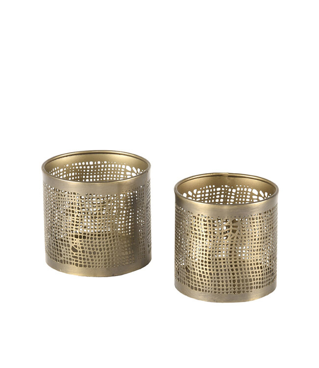 LABEL51 LABEL51 Kaarsenhouders - Antiek goud - Metaal