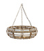 PTMD Thyro Antiek Messing Glas Amber Donut Lamp