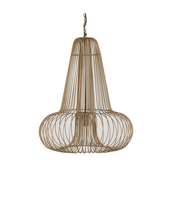 PTMD Aluesi Antiek Messing IJzeren Hanglamp