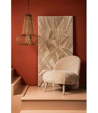 PTMD Aluesi Antiek Messing IJzeren Hanglamp