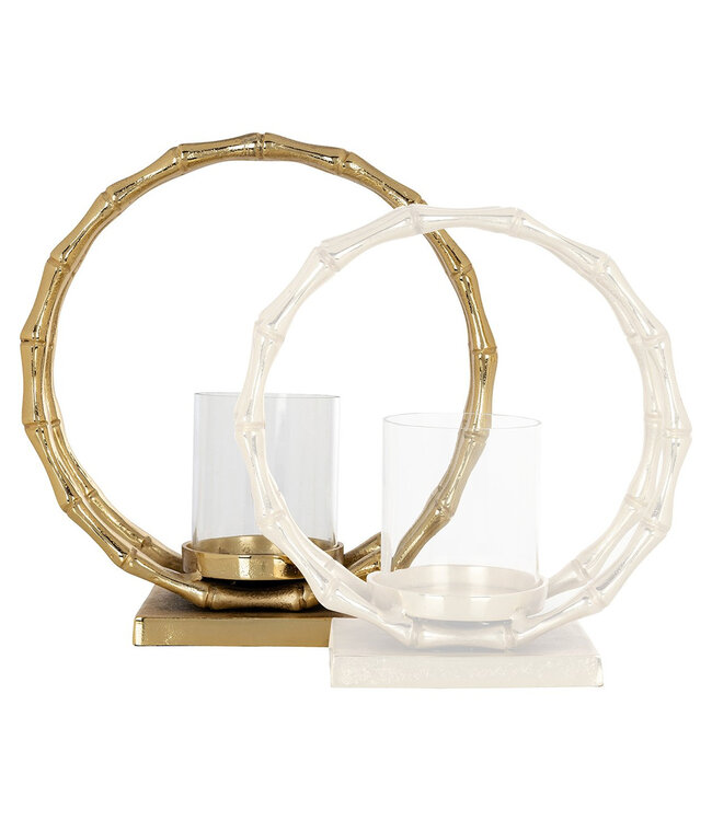 Richmond Interiors Windlicht Merlyn groot (Goud)