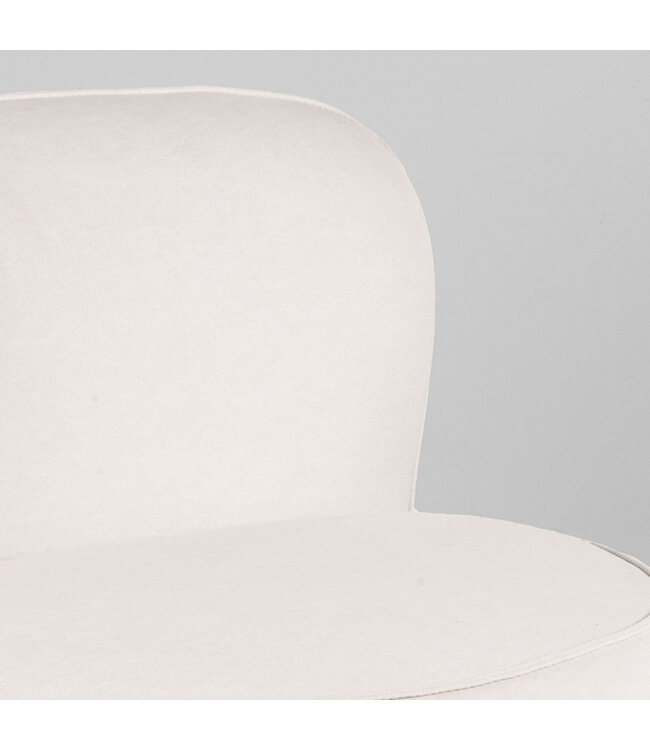 LABEL51 LABEL51 Fauteuil Bunny - Crème - Microfiber