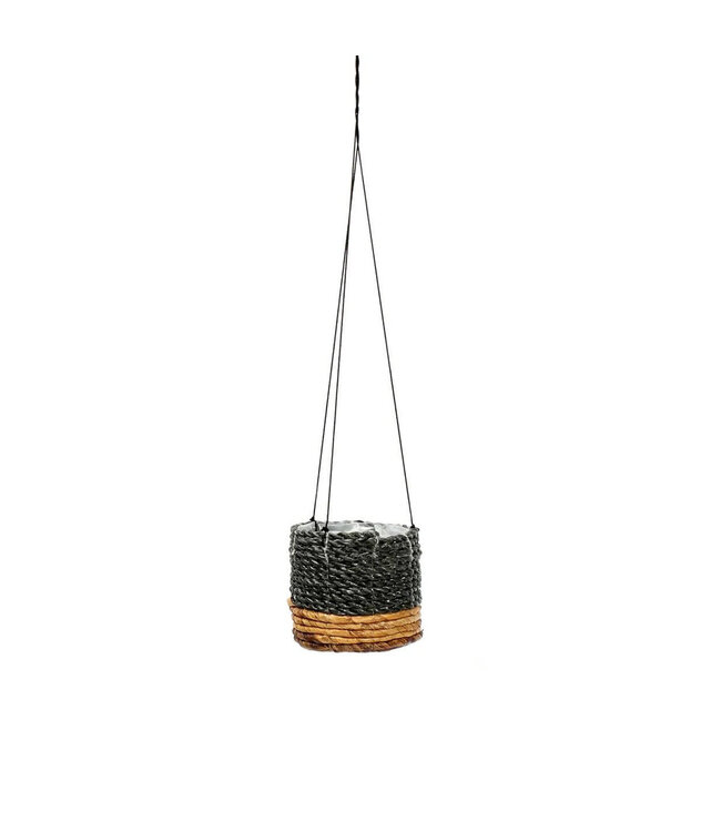 Bazar Bizar De Bananen Plantenhanger - Natuurlijk Zwart - S