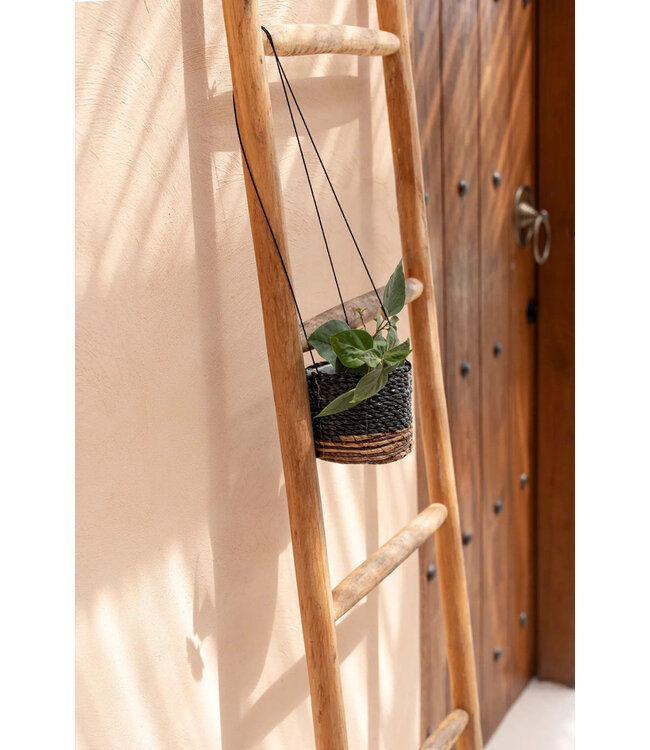 Bazar Bizar De Bananen Plantenhanger - Natuurlijk Zwart - S