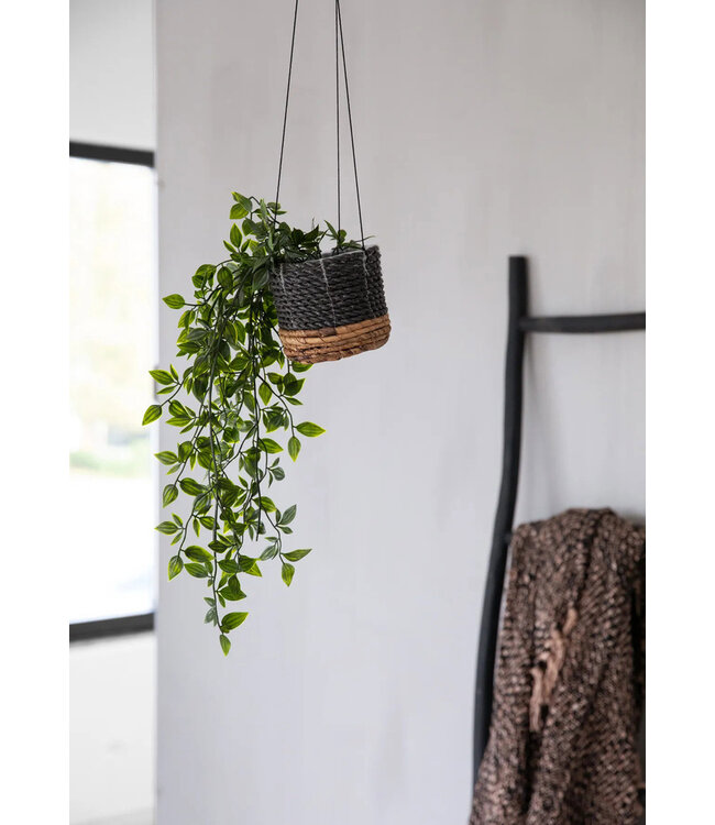 Bazar Bizar De Bananen Plantenhanger - Natuurlijk Zwart - S