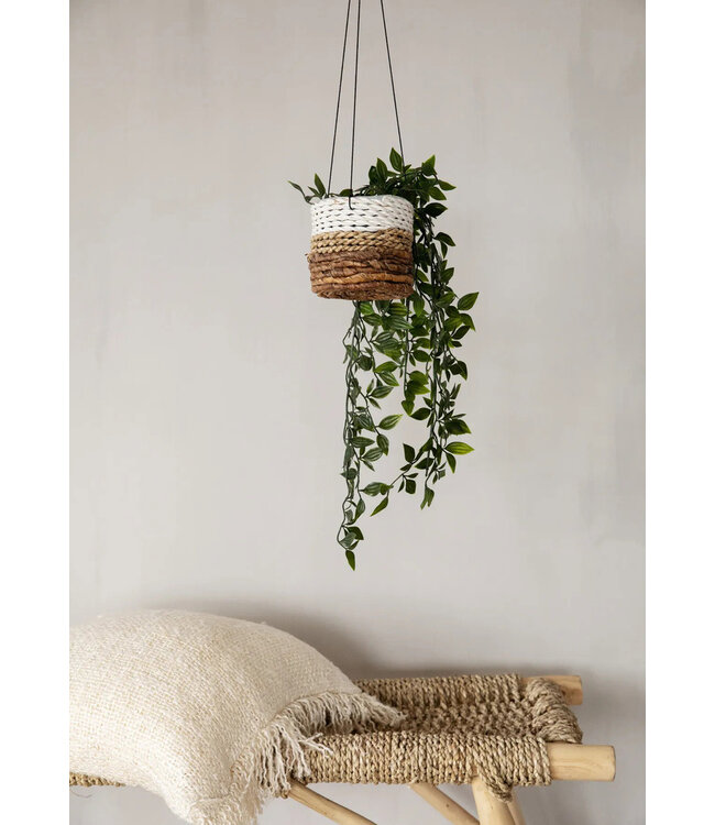 Bazar Bizar De Bananen Plantenhanger - Natuurlijk Wit - S