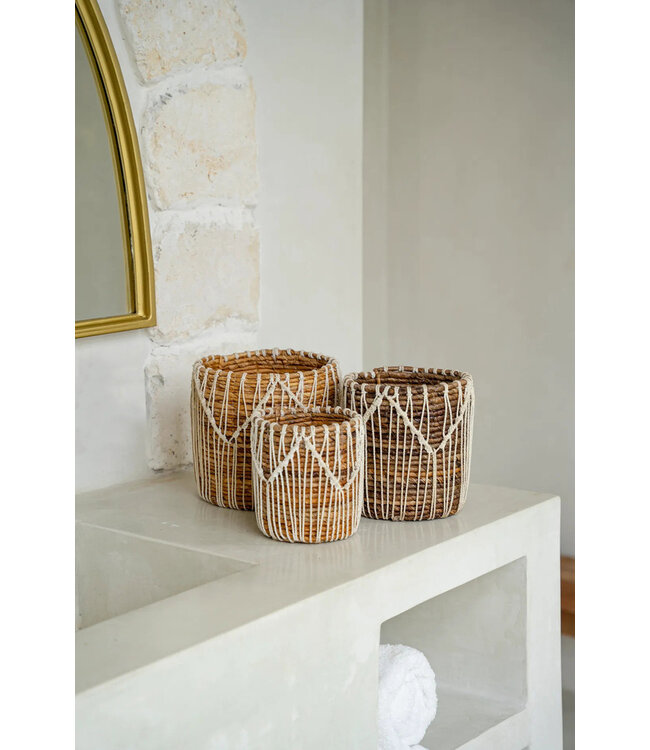 Bazar Bizar De Macra-mazing Mand - Natuurlijk Wit - M
