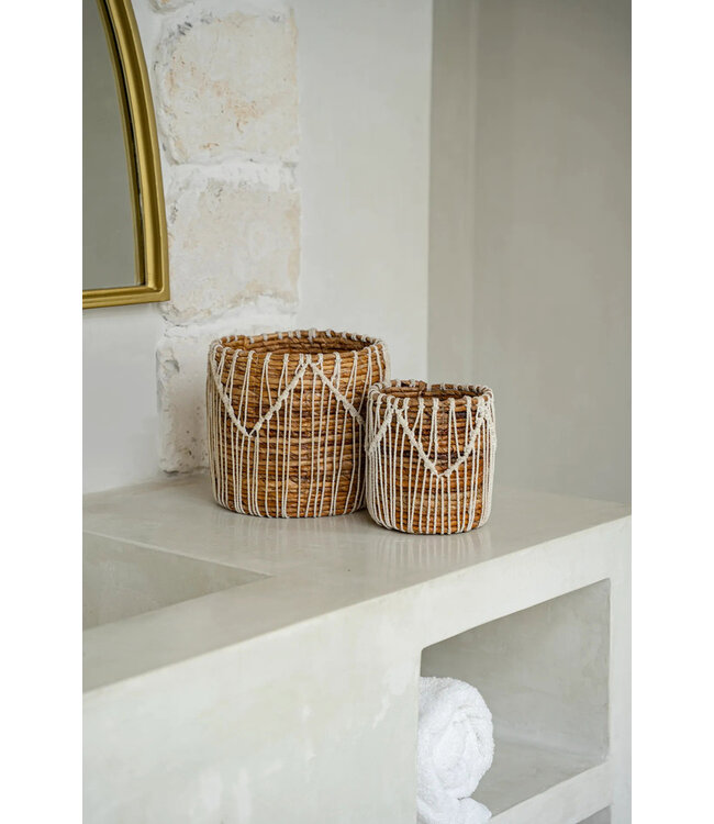 Bazar Bizar De Macra-mazing Mand - Natuurlijk Wit - S