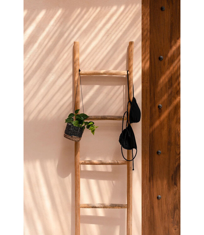 Bazar Bizar De Bananen Plantenhanger - Natuurlijk Zwart - S