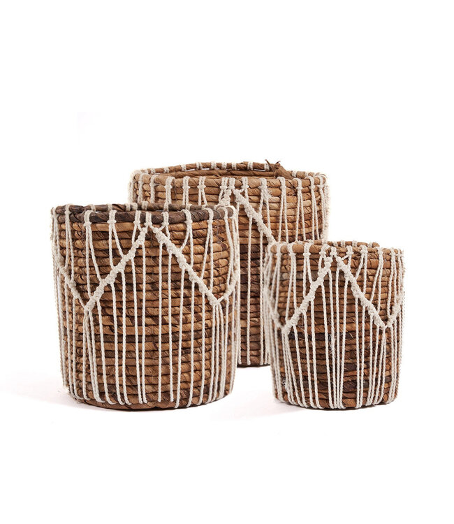 Bazar Bizar De Macra-mazing Mand - Natuurlijk Wit - M
