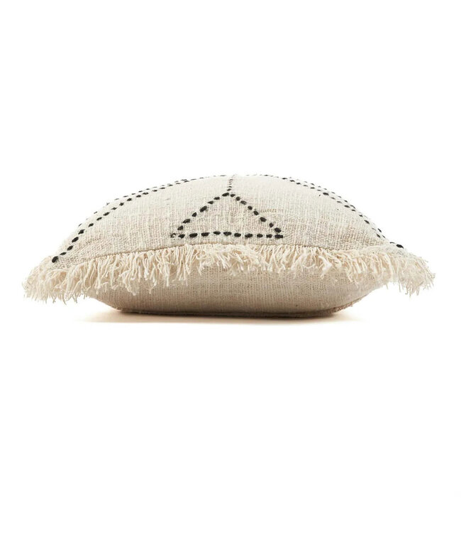 Bazar Bizar De Tribal Kussenhoes - Natuurlijk Zwart