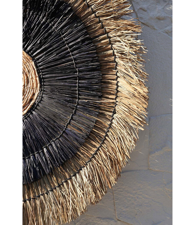 Bazar Bizar De Amazone Wanddecoratie - Natuurlijk Zwart