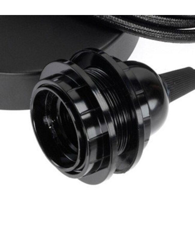 Hoopzi Lampfitting voor Plafond - Zwart - 1 Fitting