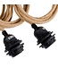Hoopzi Lampfitting voor Plafond - Naturel - 3 Fittings