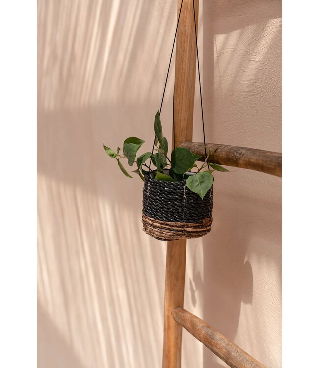 Bazar Bizar De Bananen Plantenhanger - Natuurlijk Zwart - S