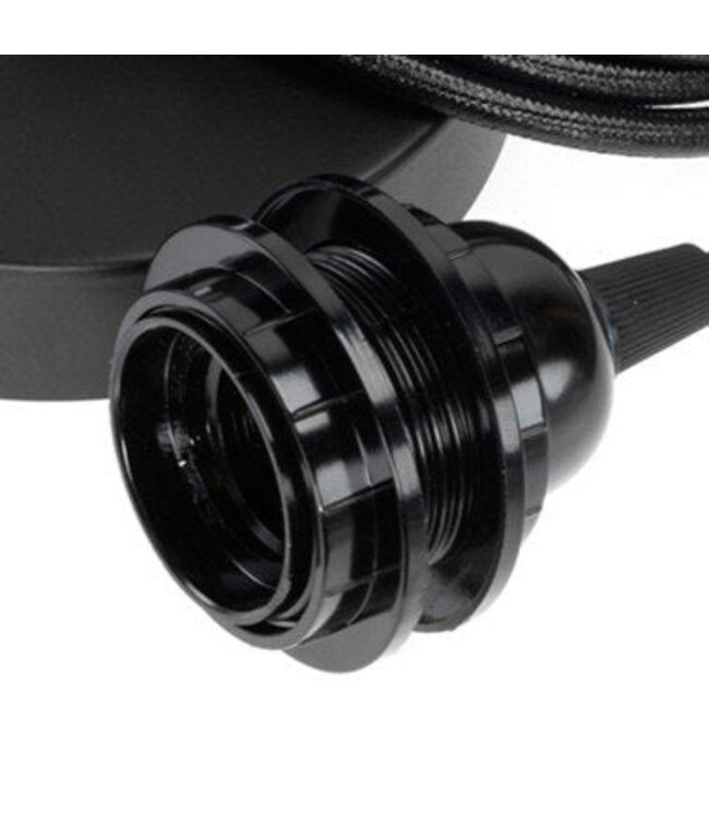 Hoopzi Lampfitting voor Plafond - Zwart - 1 Fitting