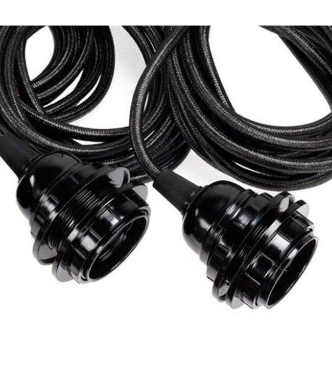 Hoopzi Lampfitting voor Plafond - Zwart - 3 Fittings