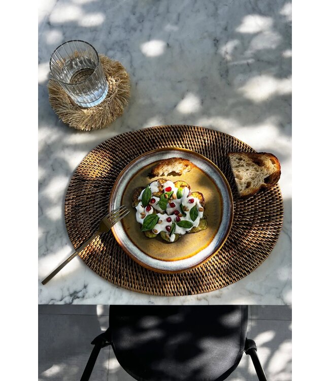 Bazar Bizar De Colonial Ovale Placemat - Naturel Bruin