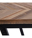 Bazar Bizar De Herringbone Bank - Natuurlijk - 40x45x110cm