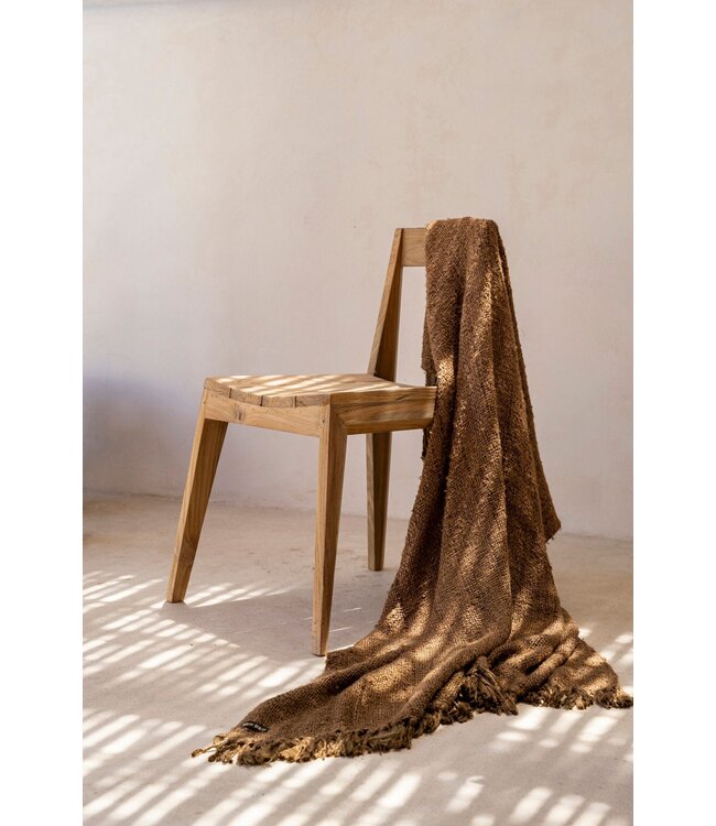 Bazar Bizar De Paxi Eetkamerstoel - Natuurlijk - Buitenshuis 59x55x53cm