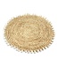 Bazar Bizar De Raffia Schelp Pannenonderzetter