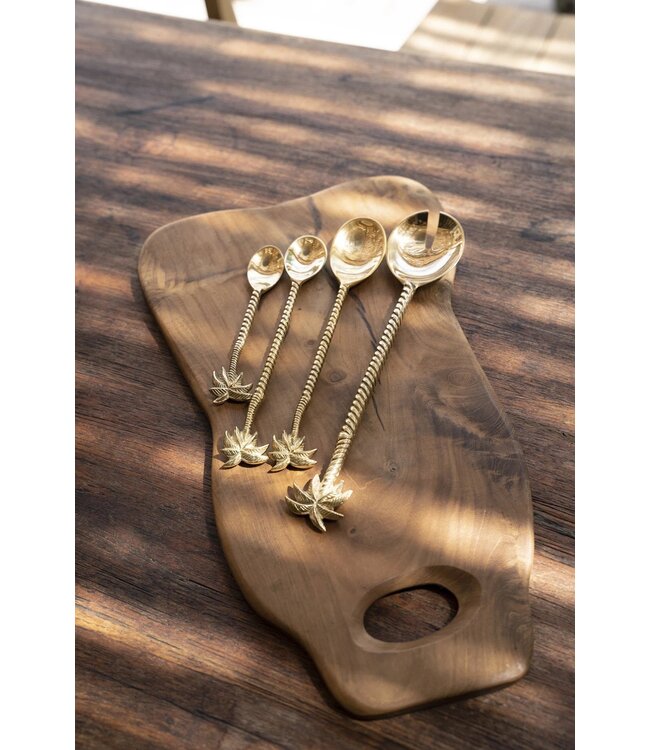 Bazar Bizar De Palm Tree Lepel - Goud