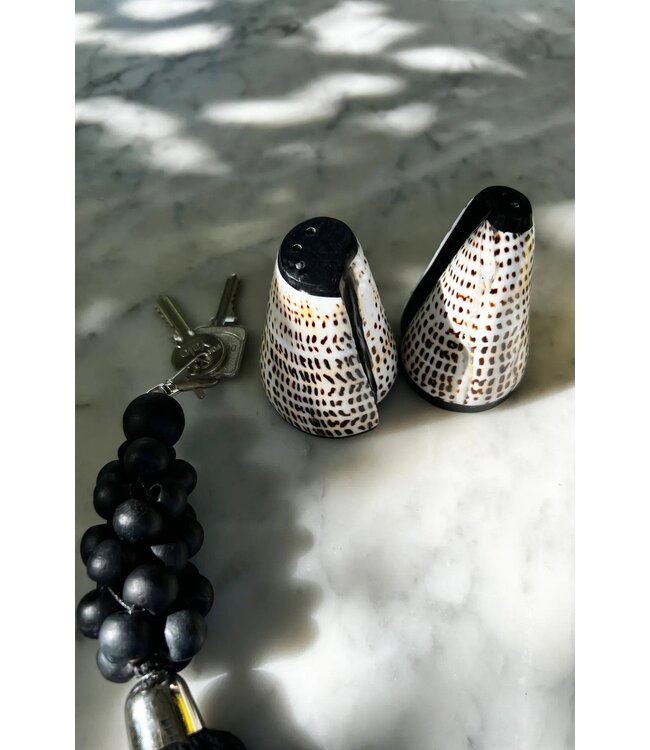 Bazar Bizar De Zout en Peppa Schelpen Set - Set van 2