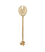 Bazar Bizar De Palm Tree Saladevork - Goud