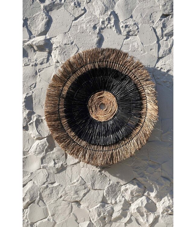 Bazar Bizar De Amazone Wanddecoratie - Natuurlijk Zwart