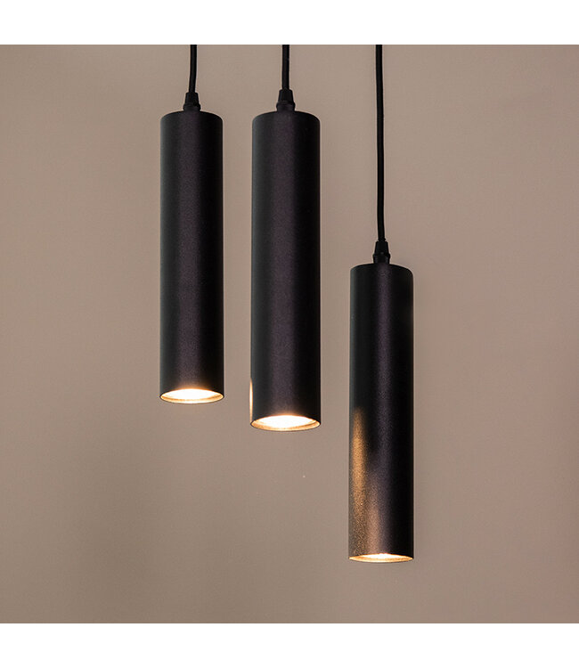 LABEL51 LABEL51 Hanglamp Ferroli - Zwart - Metaal - 3-lichts