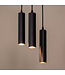 LABEL51 LABEL51 Hanglamp Ferroli - Zwart - Metaal - 3-lichts