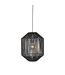 LABEL51 LABEL51 Hanglamp Ibiza - Zwart - Jute - 1-Lichts Cilinder