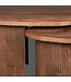 LABEL51 LABEL51 Salontafel Timon - Espresso - Mangohout 100x40x58cm