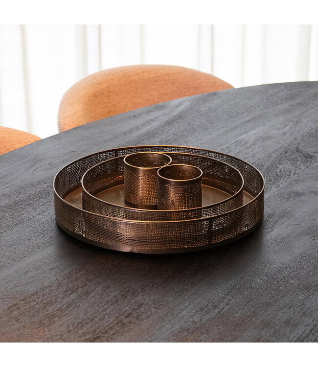 LABEL51 LABEL51 Kaarsenhouders - Antiek goud - Metaal