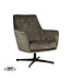 LABEL51 Fauteuil Toby - Hunter - Velours