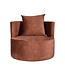 LABEL51 LABEL51 Fauteuil Evy - Roest - Fluweel