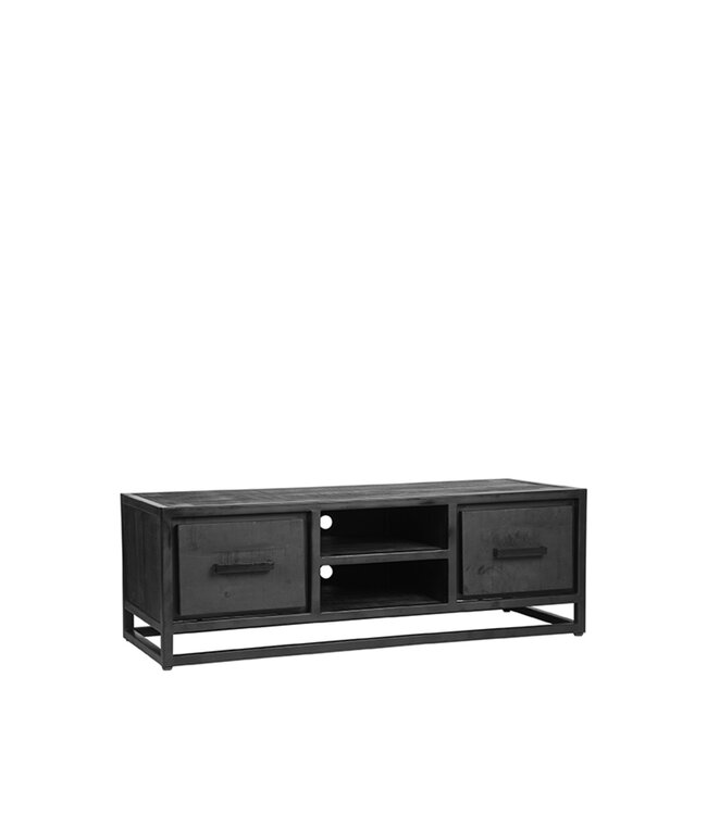 LABEL51 Tv-meubel Chili - Zwart - Mangohout - 120 cm