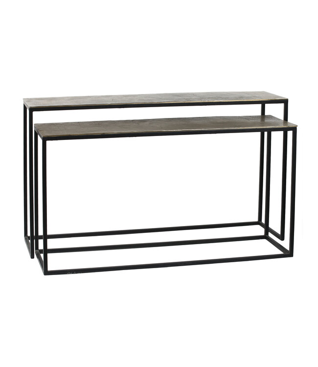 PTMD PTMD Kae Goud Zwart ijzeren rechthoekige