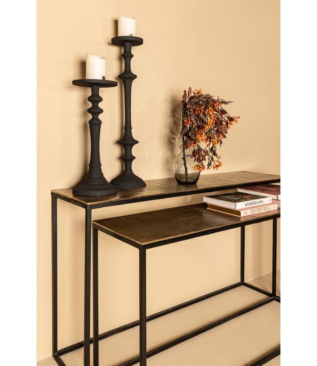 PTMD PTMD Kae Goud Zwart ijzeren rechthoekige