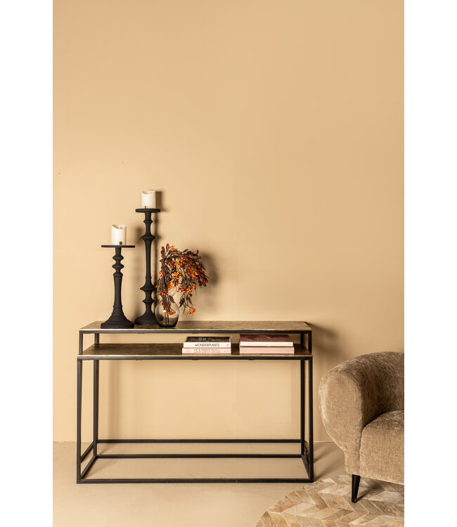 PTMD PTMD Kae Goud Zwart ijzeren rechthoekige