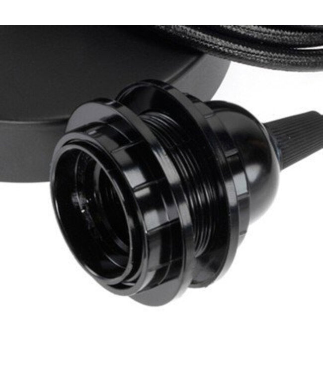Hoopzi Lampfitting voor Plafond - Zwart - 1 Fitting
