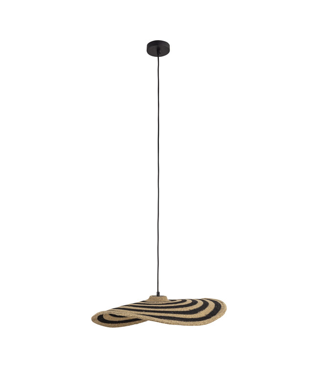 PTMD Loulou Natuurlijke Zeegras Golvende Hanglamp S