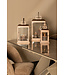 PTMD Vitoria Copper rectangle iron lantern with glass L