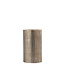 PTMD Jowad Antiek Gouden aluminium plaat kaarsenhouder rib S