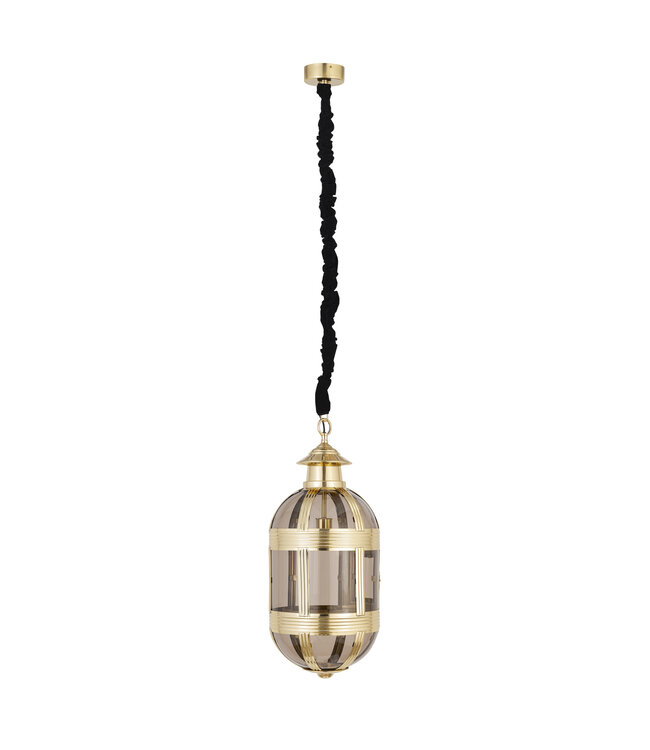 PTMD Mikk Messing Antieke Lusterglass Hanglamp Ovaal S