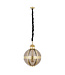 PTMD Mikk Messing Antiek Glazen Hanglamp Rnd M
