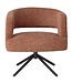 PTMD Baldr Rust diningchair legacy6 deepterra black leg